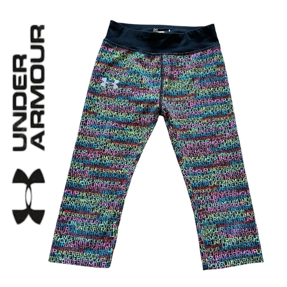 Under Armour Kids' Girls Active 3/4 Leggings Size 6yrs